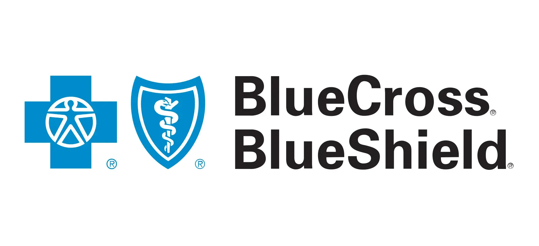 Blue Cross Blue Shield logo.